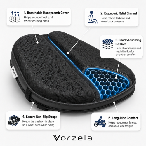 RideRelief Gel Cushion